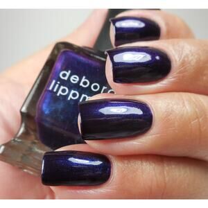 Deborah Lippmann Nail Polish "Dancing in the Sheets" NEW Blue Purple Shimmer